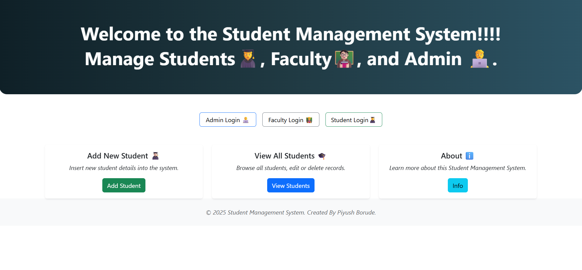Student Management System